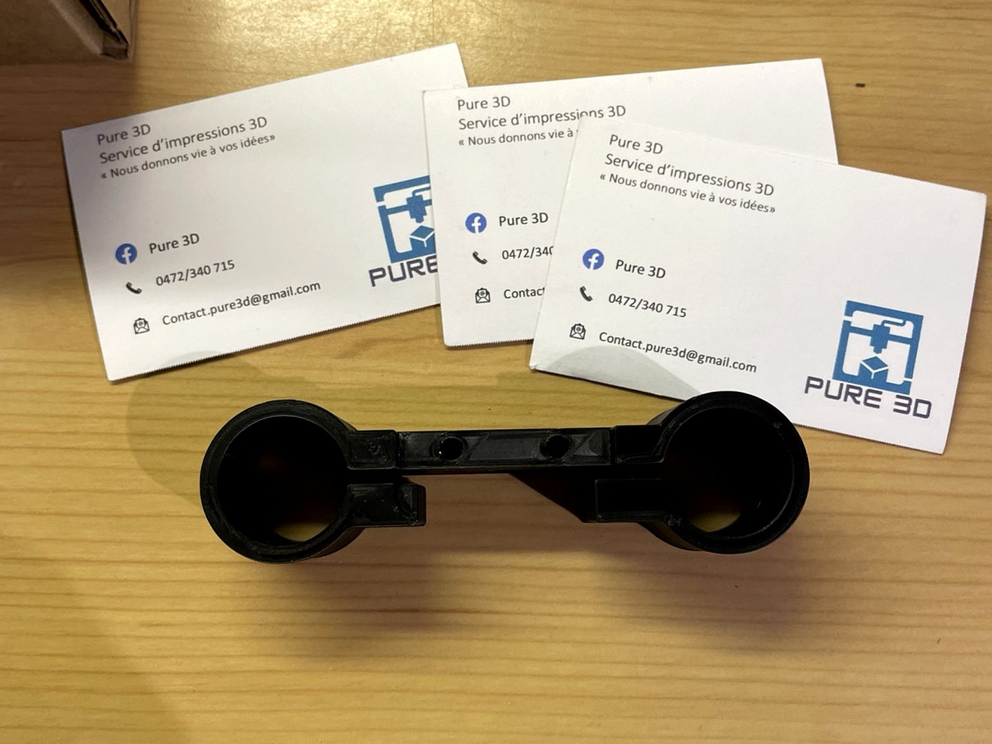 Réalisation pièce sur mesure Pure 3D